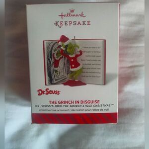 2014 Grinch In Disguise Hallmark Christmas Tree Ornament New
